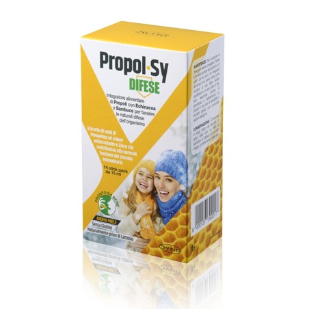 PROPOL SY DIFESE SYRIO 14 STICK PACK  FAVORISCE LE NATURALI DIFESE