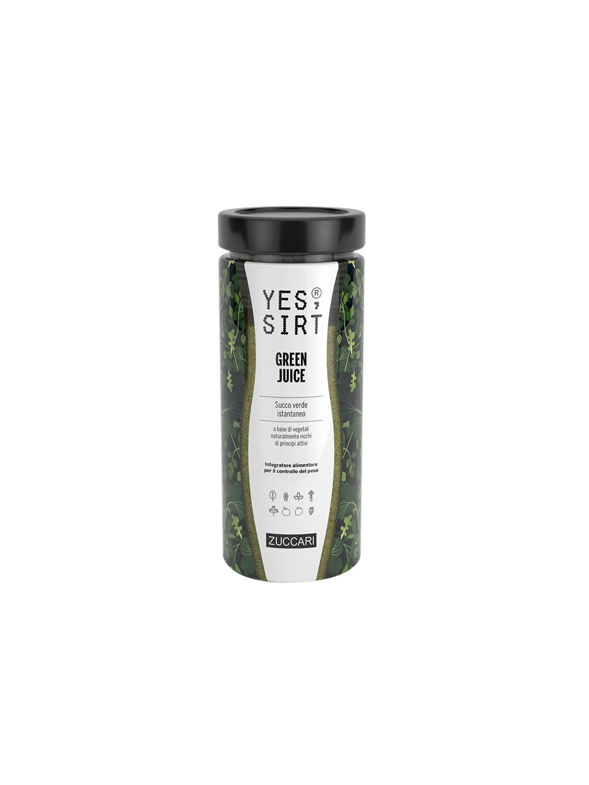 Zuccari Yes Sirt Green Juice 280 g Succo Verde Istantaneo