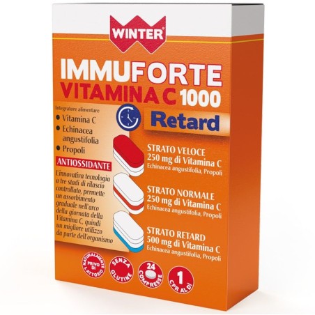 Winter Immuforte Vitamina C 1000 mg Retard 24 compresse