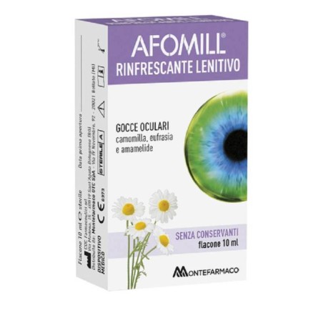Afomill Rinfrescante Lenitivo Gocce Oculari Flacone 10 ml