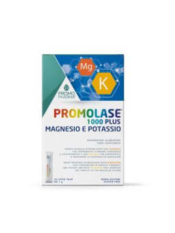 Promolase 1000 Plus Magnesio e Potassio 30 Stickpack Promopharma