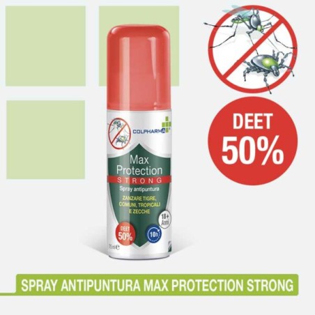 Spray Antizanzare Forte Max Protection Strong Colpharma