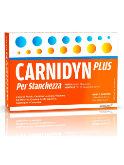 Carnidyn Plus Per Stanchezza Fisica e Mentale 20 Buste