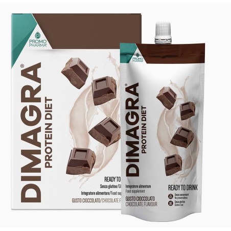 Dimagra Protein Diet Cioccolato 7 Pouch Promopharma