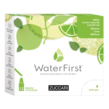 Zuccari WaterFirst Melone Lime Melissa 12 Stick-pack