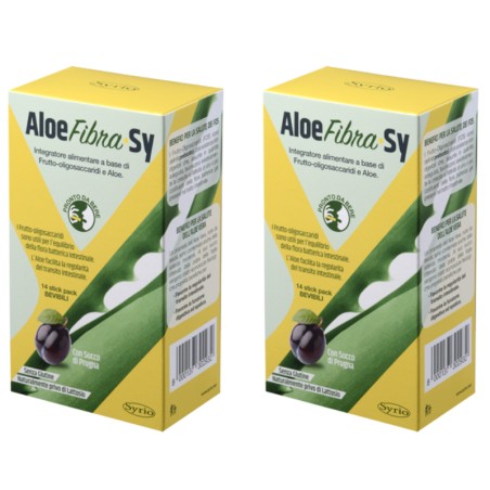 Aloe Fibra Sy Syrio 28 Stick Confezione Doppia Regolarità Intestinale