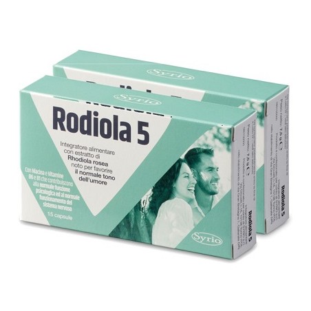Rodiola 5 Syrio 30 Compresse Doppia Confezione