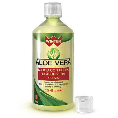 Winter Succo di Polpa di Aloe Vera 99,5% 1Litro