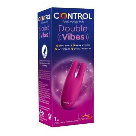 Control Double Vibes Stimolatore clitorideo a due estremità vibranti