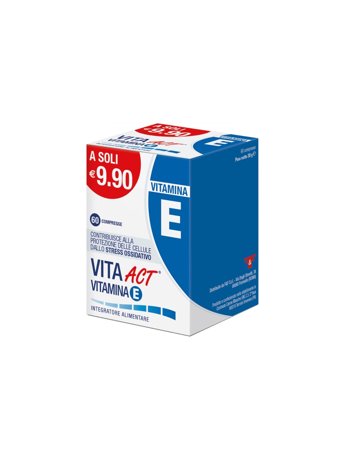 Vita Act Vitamina E 60 compresse Integratore alimentare