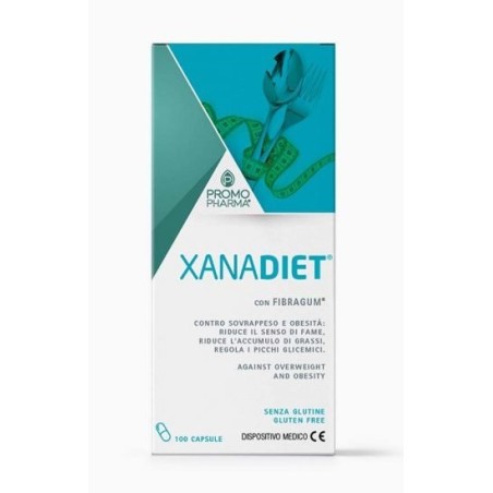 Xanadiet 100 capsule Promopharma contro sovrappeso e obesità