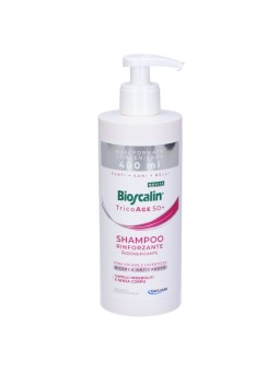 Bioscalin TricoAge Donna 50+ Shampoo rinforzante ridensificante Maxi formato 400 ml
