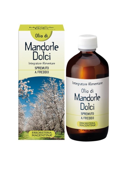 Olio di Mandorle Dolci Integratore alimentare 250 ml Erboristeria Magentina