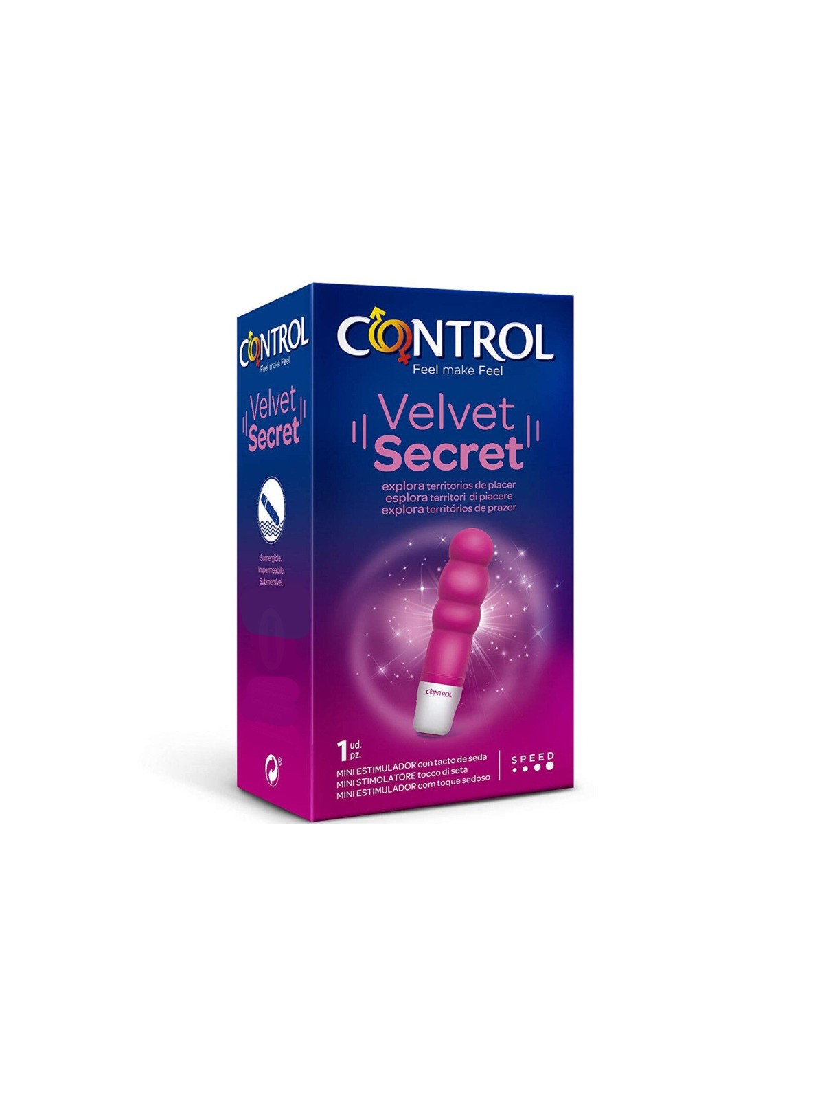 Control Velvet Secret Mini Stimolatore 10 cm