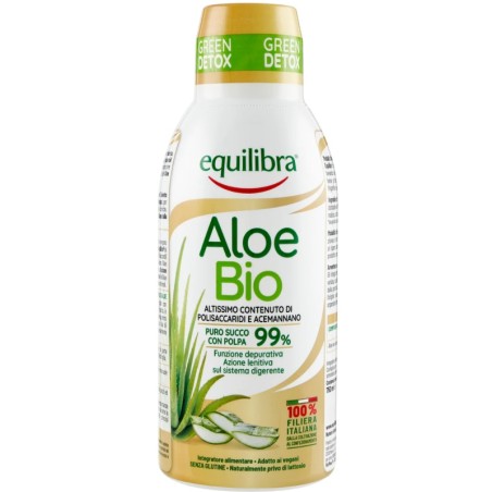 Aloe Bio 750ml: Aloe Vera Italiana 99% Puro Succo e Polpa