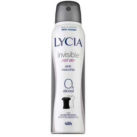 Lycia Invisible Fast Dry Antimacchie Spray 0% Alcool